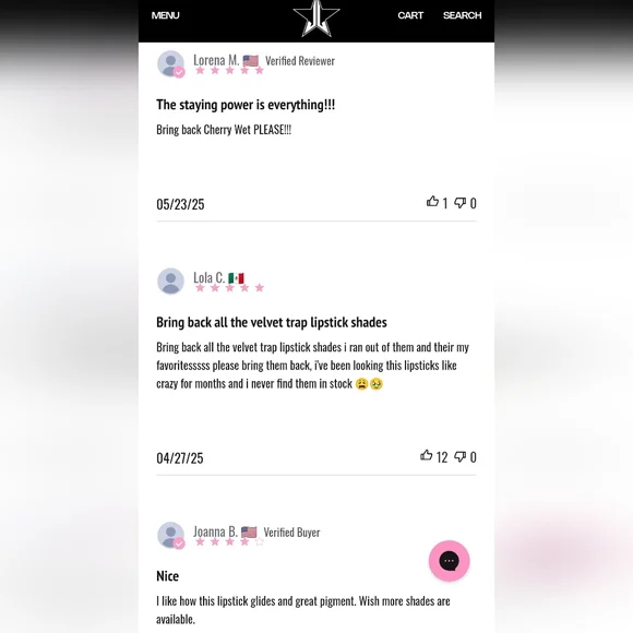 NIB❤️‍🔥"Dominatrix" 😍Jeffree Star Velvet Trap Lipstick 💄SOLD OUT - Picture 9 of 11